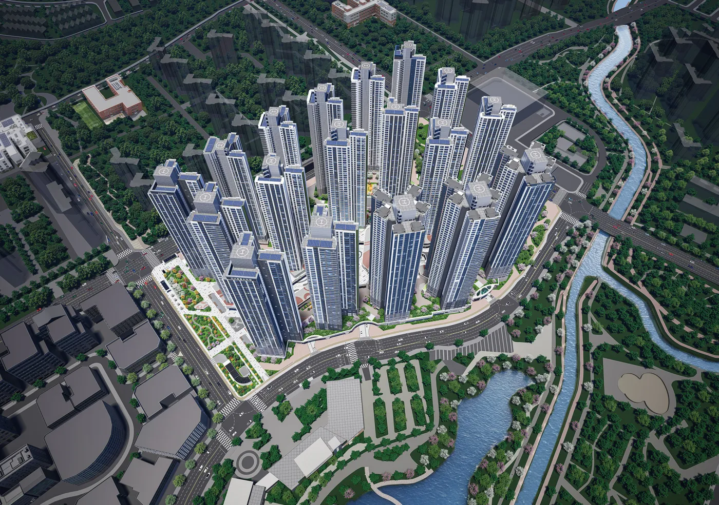 옥정중앙역 디에트르 항공 조감도(CG)